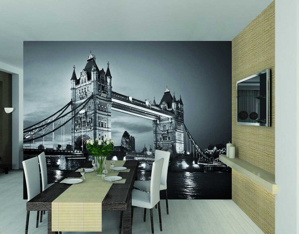 Giant London Tower Bridge Wall Mural
