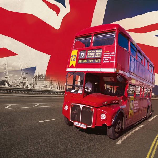 London Bus Wallpaper Wall Mural