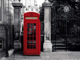 London Telephone Box Wallpaper Wall Mural