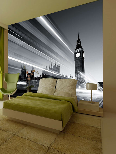 London City Lights Giant Easy Hang Wall Mural